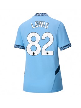 Manchester City Rico Lewis #82 Heimtrikot für Frauen 2024-25 Kurzarm